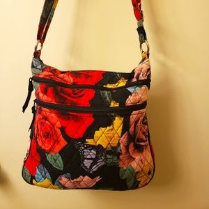 Vera Bradley Triple Zip Hipster Crossbody Bag
